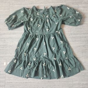 Girls size 10-12 green dress